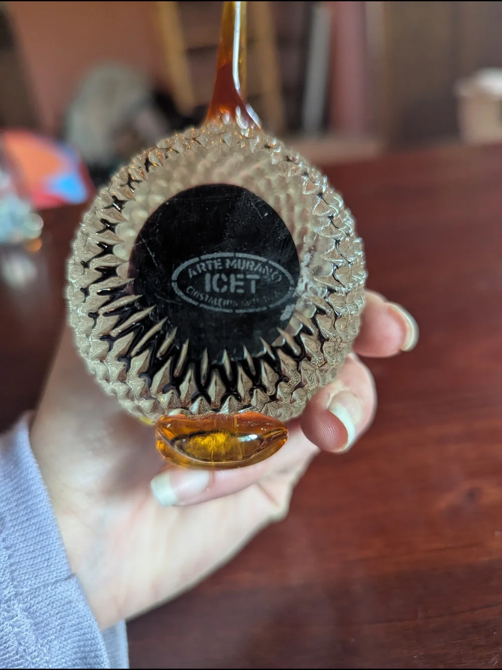 Murano handcrafted amber